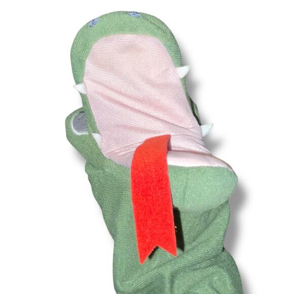 IKEA Fantasivarld Hand Puppet Dragon Plush Show Play Pretend Movable Mouth 10" - Picture 10 of 14